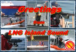 Greetings from Shell's LNG Island Sound!